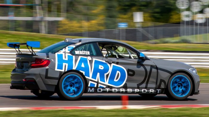 Shaun Webster set to drive the HARD Motorsport #31 M235iR in TC America
