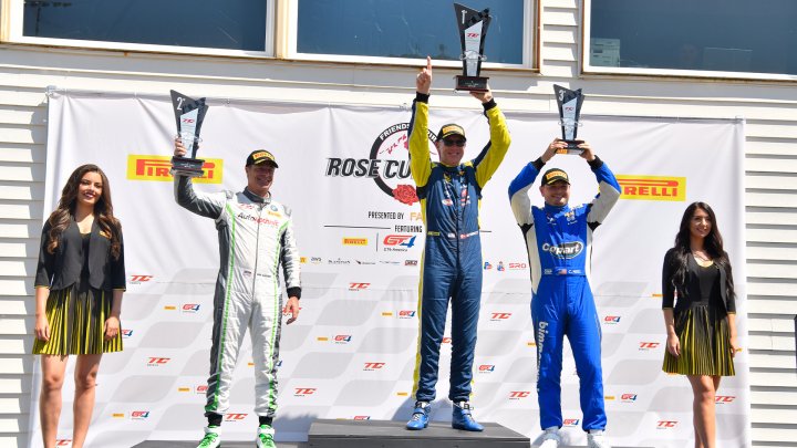 Schwartz Outduels Grahovec Again to Win TC America Race  at Portland International Raceway
