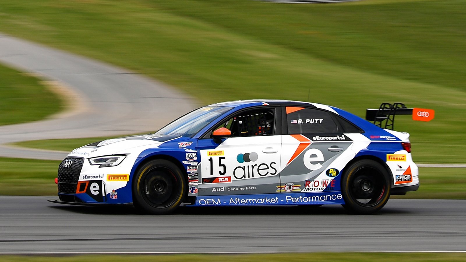 Putt Tops Rain-Affected TCR, TCA Second Practice