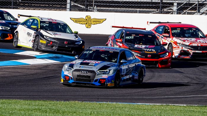 Herbert Wins Wild, Action-Packed TC America Race at the Brickyard