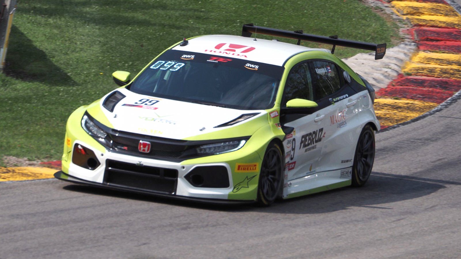 Honda 1-2-3 in Opening TC America Practice from Road America