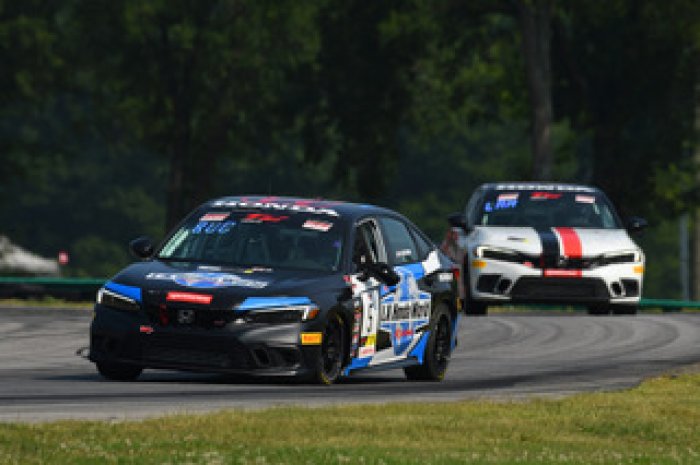 HPD Honda Civic Type R and Si FE1 earn podiums in TC and TCA Classes Saturday and Sunday in SRO TC America Series at VIRginia International Raceway