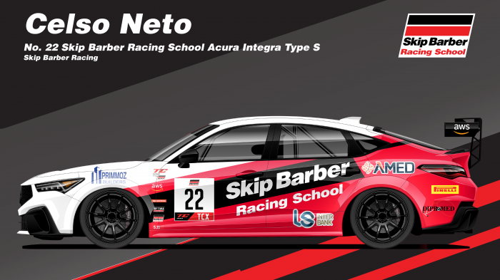 Celso Neto Returns to Skip Barber Racing, Will Pilot New Acura Integra Type-S Entry in TCX