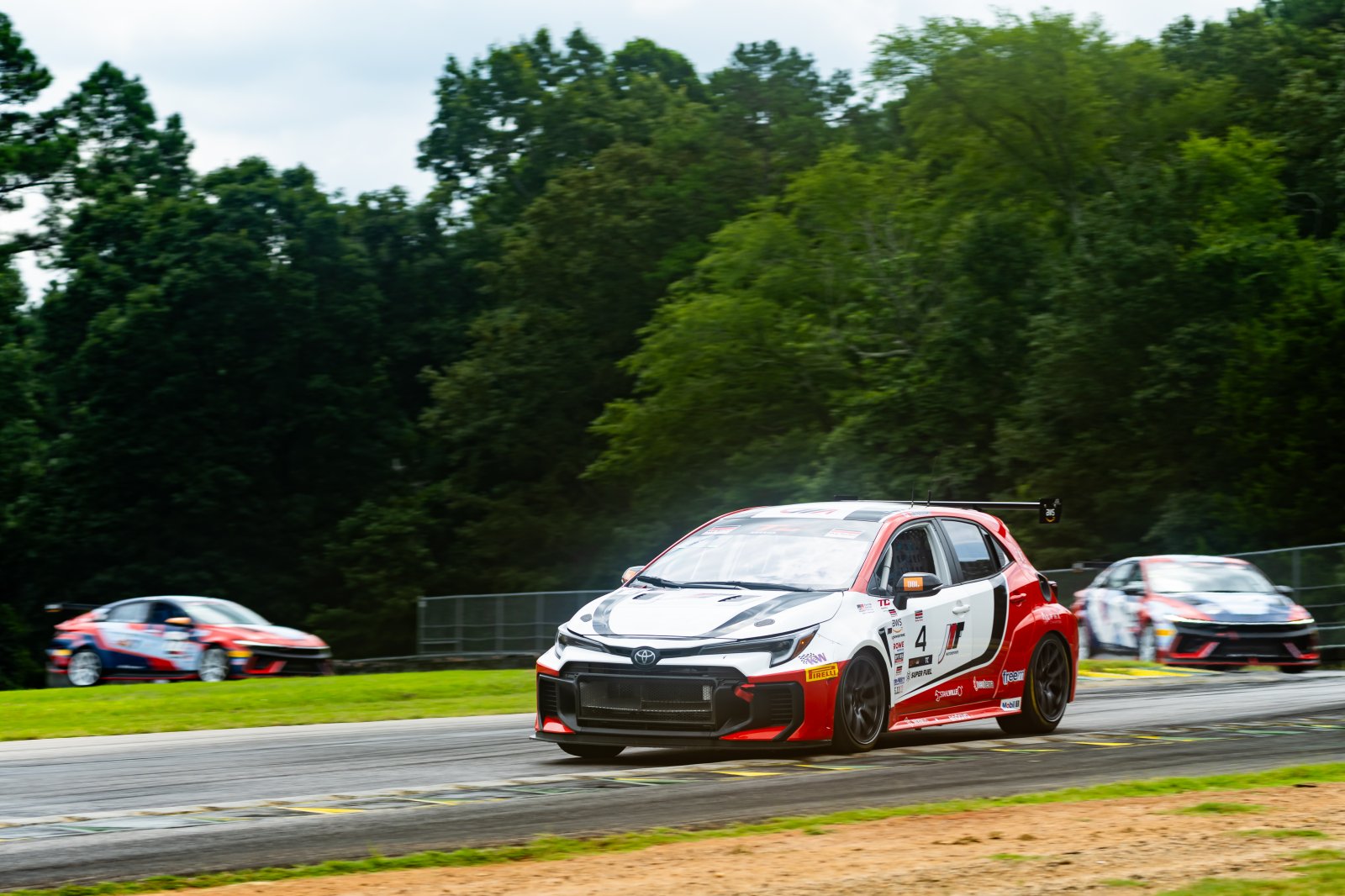 Qualifying Set by Practice 2 Results at VIR Following Weather Interruption