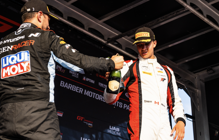 Neudorf Sweeps the Weekend in Dramatic Rain-Soaked Race 3 at Barber Motorsports Park