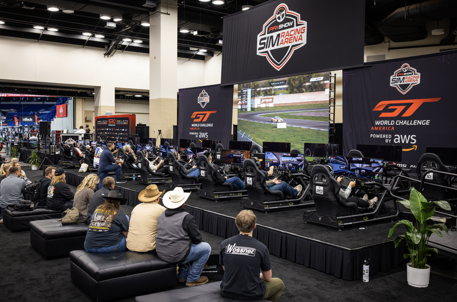 PRI SIM Racing Arena Powered by SRO America Delivers Record-Breaking Showcase
