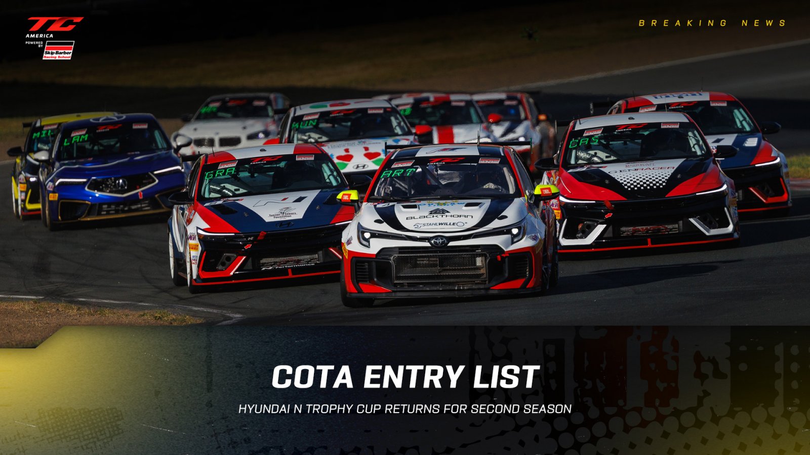 TC America Touches Down in Texas with the Return of Hyundai N Trophy Cup