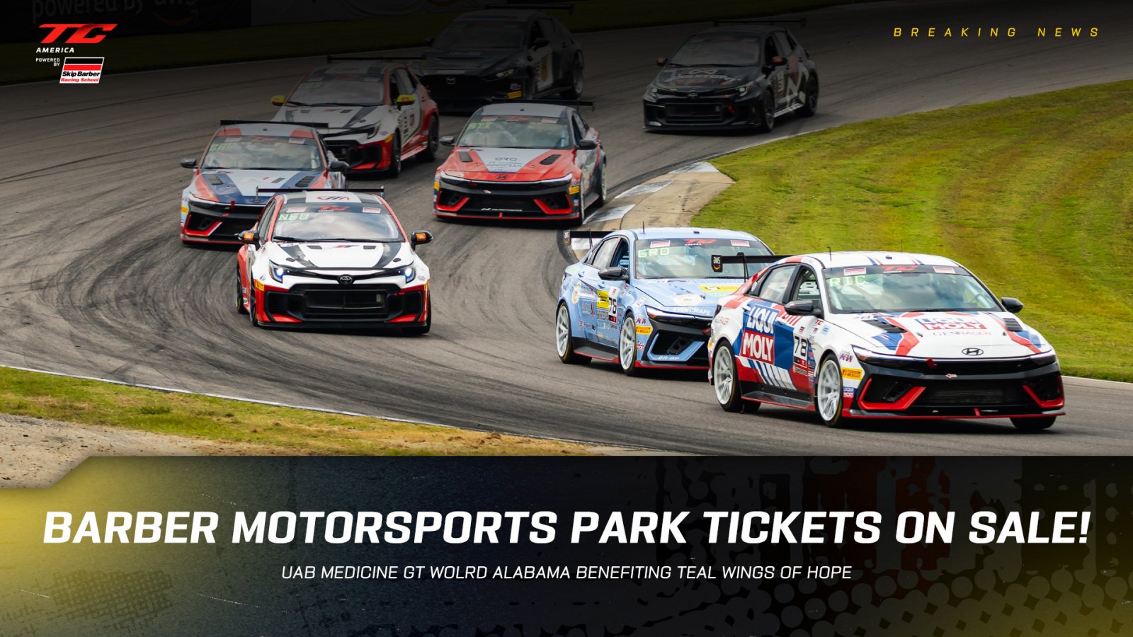 Tickets On Sale Now for GT World Alabama at Barber Motorsports Park