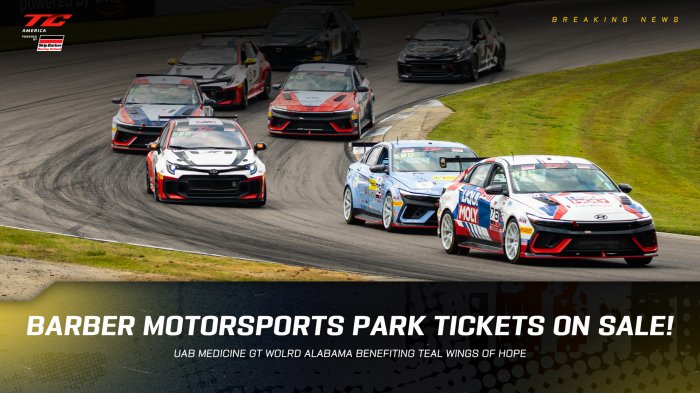 Tickets On Sale Now for GT World Alabama at Barber Motorsports Park