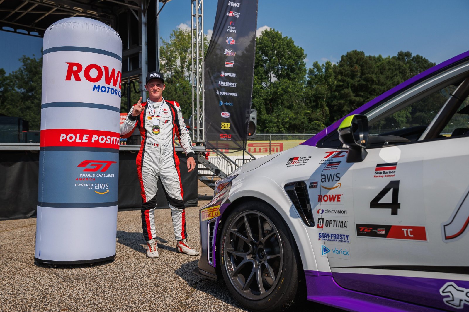 Arthur Narrowly Outpaces Castro for Road Atlanta Pole Position