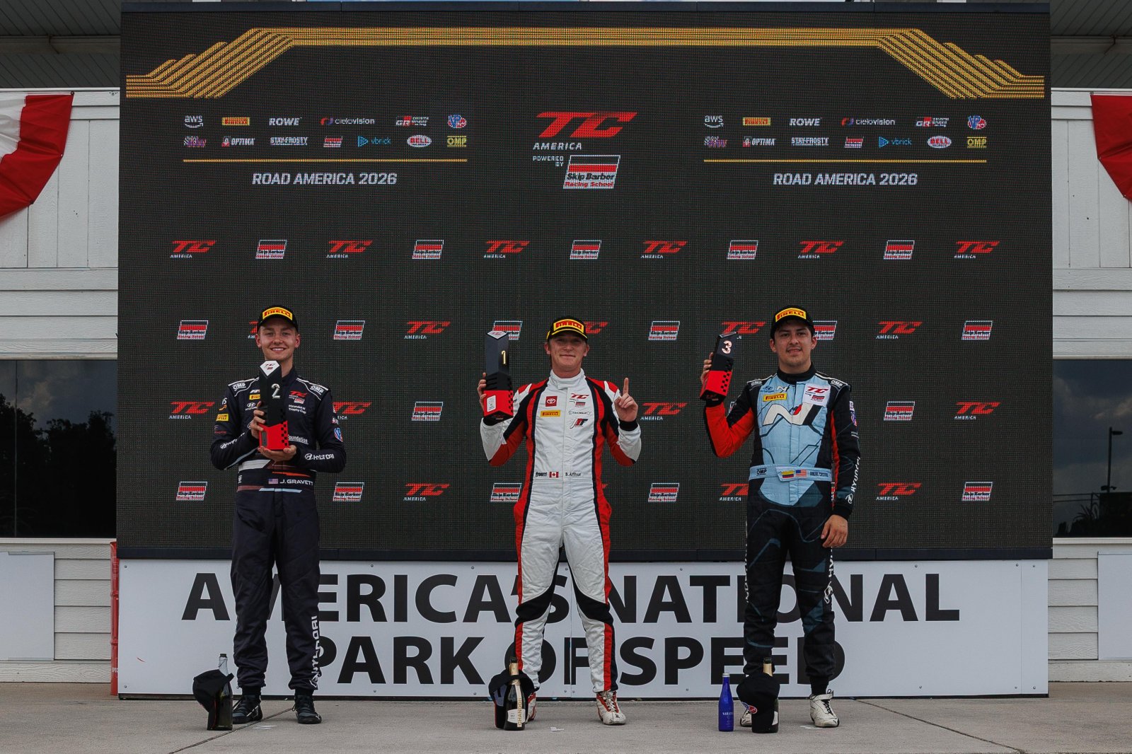 Braydon Arthur Leads from Start to Finish in Eventful Race 1 at Road America
