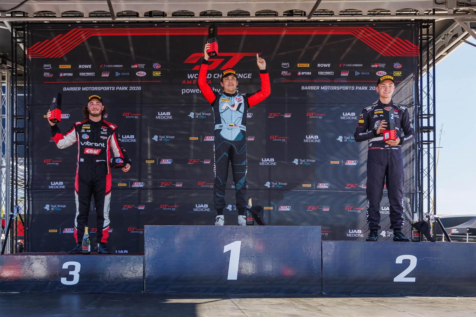 Ricca Autosport Sweeps the Podium in Race 2 at Barber