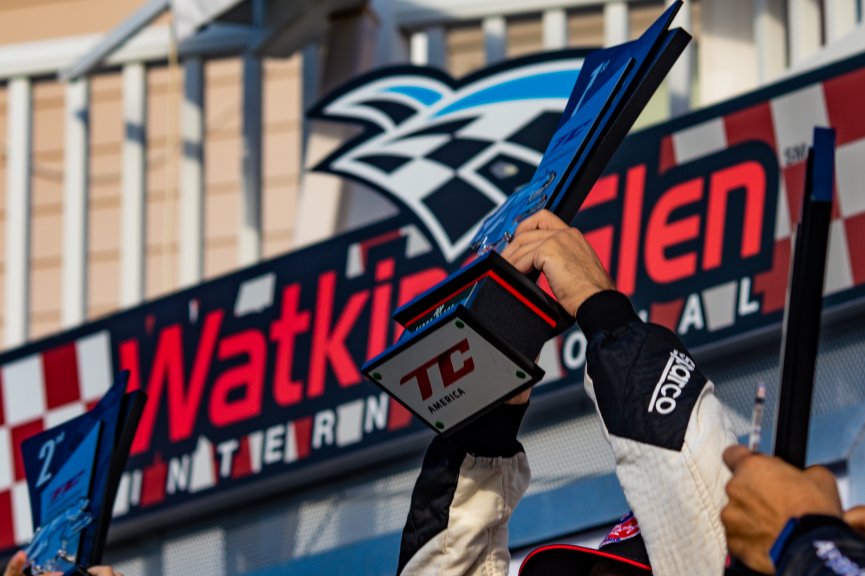 Podium, Watkins Glen World Challenge America, Watkins Glen NY
