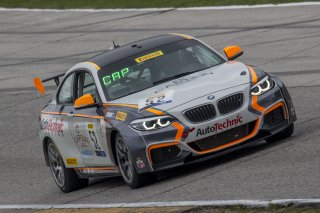 #52 BMW M240iR Cup of Tom Caprizzi, Auto Technic Racing, SRO TC America, Road America, September 2019.
 | Brian Cleary/SRO