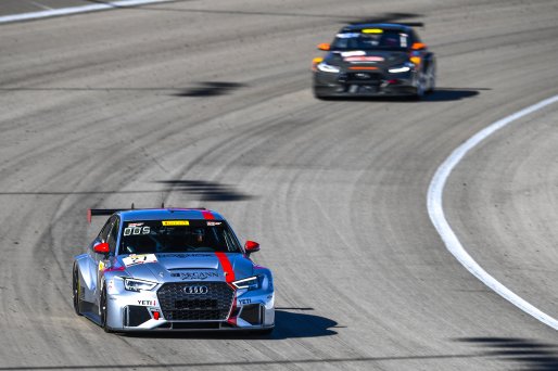 #27 Audi Sport RS3 LMS (DSG) of Christian Cole  with McCann Racing

2019 Blancpain GT World Challenge America - Las Vegas, Las Vegas NV | Gavin Baker/SRO
