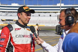 #78 Hyundai Veloster N of Jeff Ricca  with GenRacer

2019 Blancpain GT World Challenge America - Las Vegas, Las Vegas NV | Gavin Baker/SRO
