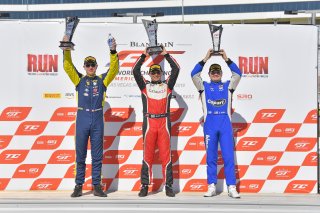 #78 Hyundai Veloster N of Jeff Ricca  with GenRacer

Johan Schwartz 

Chandler Hull  

2019 Blancpain GT World Challenge America - Las Vegas, Las Vegas NV | Gavin Baker/SRO
