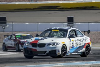#90 BMW M240iR Cup of Austen Smith, Dasboot Motorsports, SRO TC America, Las Vegas, September 2019.
 | Brian Cleary/SRO