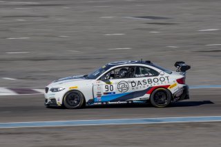 #90 BMW M240iR Cup of Austen Smith, Dasboot Motorsports, SRO TC America, Las Vegas, September 2019.
 | Brian Cleary/SRO