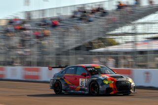 #45 Alphasonic Motorpsort Audi Sport RS3 LMS (DSG) - Nelson Chan Streets of St. PetersburgSt Petersburg FL. | © 2018 Gavin BakerGavin Bakerwww.GavinBakerPhotography.com