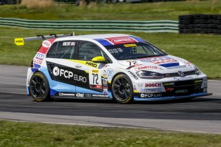 #72, Volkswagen Golf GTI TCR, Nate Vincent, TCR, VIRginia International Raceway, Alton VA
 | Brian Cleary/SRO
