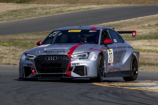 #27, McCann Racing, Audi Sport RS3 LMS (DSG), Christian Cole, NOSHOK/McCann racing/ Yeti coolers, SRO at Sonoma Raceway, Sonoma CA
 | Brian Cleary/SRO
     