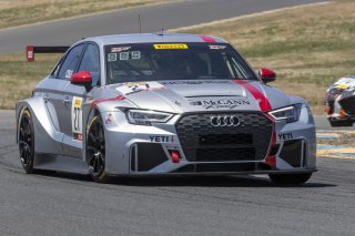#27, McCann Racing, Audi Sport RS3 LMS (DSG), Christian Cole, NOSHOK/McCann racing/ Yeti coolers, SRO at Sonoma Raceway, Sonoma CA
 | Brian Cleary/SRO
