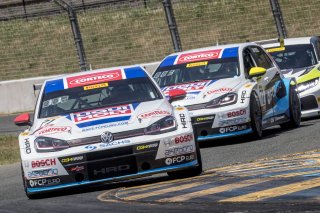 #71, FCP Euro, Volkswagen Golf GTI TCR, Michael Hurczyn, (SEQ)LIQUI MOLY, Corteco, ZF, Bosch Automotive Aftermarket, Akebono, 034Motorsport, Heinlein Racing Development, and DeadPedal, SRO at Sonoma Raceway, Sonoma CA
 | Brian Cleary/SRO
