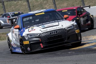 #15, eEuroparts.com ROWE Racing, Audi Sport RS3 LMS (DSG), Bryan Putt, eEuroparts.com, ROWE Motor Oil, Audi Genuine Parts, Aires, OcuTek, SRO at Sonoma Raceway, Sonoma CA
 | Brian Cleary/SRO
