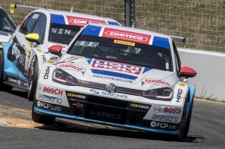 #71, FCP Euro, Volkswagen Golf GTI TCR, Michael Hurczyn, (SEQ)LIQUI MOLY, Corteco, ZF, Bosch Automotive Aftermarket, Akebono, 034Motorsport, Heinlein Racing Development, and DeadPedal, SRO at Sonoma Raceway, Sonoma CA
 | Brian Cleary/SRO

