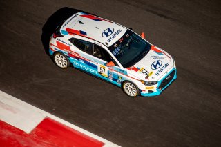 #57 TCA, Copeland Motorsports, Tyler Gonzalez, Hyundai Veloster Turbo SRO America, COTA, Austin TX, March 2020
 | Regis Lefebure/SRO   