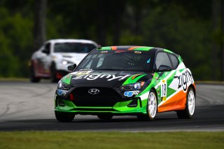 #18 TCA, CB Motorsports, Caleb Bacon, Hyundai Veloster Turbo, Zignyl, Hyundai, Herta Auto Sports, 2020 SRO Motorsports Group - VIRginia International Raceway, Alton VA
 | SRO Motorsports Group