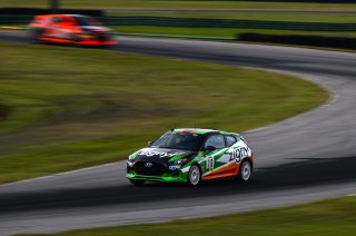 #18 TCA, CB Motorsports, Caleb Bacon, Hyundai Veloster Turbo, Zignyl, Hyundai, Herta Auto Sports, 2020 SRO Motorsports Group - VIRginia International Raceway, Alton VA
 | SRO Motorsports Group
