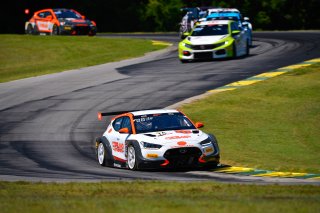 #74 TCR, Copeland Motorsports, Tyler Maxson, Hyundai Veloster N TCR, Copeland Motorsports, Four Seasons Auto Wash  
2020 SRO Motorsports Group - VIRginia International Raceway, Alton VA
Photographer: Gavin Baker/SRO | SRO Motorsports Group