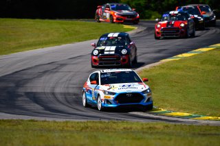 #57 TCA, Copeland Motorsports, Tyler Gonzalez, Hyundai Veloster Turbo, Superior Coating Systems, Bryan Herta Autosport, Light of Orlando  
2020 SRO Motorsports Group - VIRginia International Raceway, Alton VA
Photographer: Gavin Baker/SRO | SRO Motorsports Group