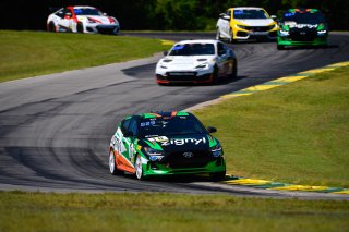 #18 TCA, CB Motorsports, Caleb Bacon, Hyundai Veloster Turbo, CB Motorsports, Zignyl, Hyundai, Herta Auto Sports  
2020 SRO Motorsports Group - VIRginia International Raceway, Alton VA
Photographer: Gavin Baker/SRO | SRO Motorsports Group