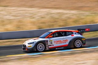 #74 Hyundai Veloster N of Tyler Maxson, Copeland Motorsports, TCR, 2020 SRO Motorsports Group - Sonoma Raceway, Sonoma CA
 | Brian Cleary      