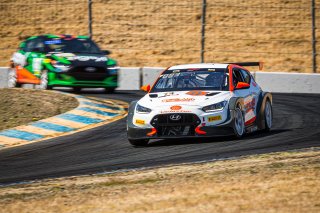 #74 Hyundai Veloster N of Tyler Maxson, Copeland Motorsports, TCR, 2020 SRO Motorsports Group - Sonoma Raceway, Sonoma CA
 | Brian Cleary      