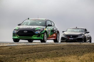 #33 Hyundai Veloster Turbo of Matt Forbush, CB Motorsports, TCA, SRO America, Sonoma Raceway, Sonoma CA, Aug 2020.
 | Brian Cleary/SRO