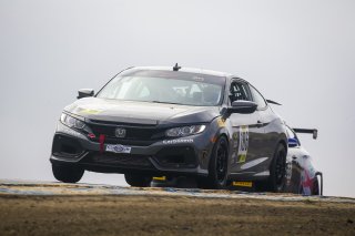 #186 Honda Civic Si of Roy Fulmer IV, CCR Team TFB, TCA, SRO America, Sonoma Raceway, Sonoma CA, Aug 2020.
 | Brian Cleary/SRO