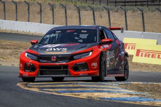 #04 Honda Civic Type-R of CJ Moses, DXDT Racing, TCR, SRO America, Sonoma Raceway, Sonoma CA, Aug 2020.
 | Brian Cleary/SRO
