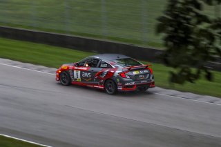 #9 Honda Civic Si of Kevin Boehm, Boehm Racing, TCA, SRO America, Road America, Elkhart Lake, WI, July 2020.
 | SRO Motorsports Group