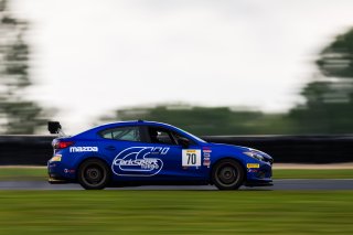 #70 Mazda 3 of Joey Jordan, FTG Racing, TC,   SRO America, Road America,  Elkhart Lake,  WI, July 2020. | Fabian Lagunas/SRO