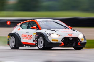 #74 Hyundai Veloster N of Tyler Maxson, Copeland Motorsports, TCR, SRO America, Road America,  Elkhart Lake,  WI, July 2020. | Fabian Lagunas/SRO