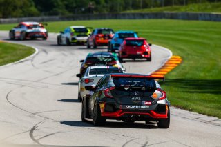 #04 Honda Civic Type-R of CJ Moses, DXDT Racing, TCR,  SRO America, Road America,  Elkhart Lake,  WI, July 2020. | Fabian Lagunas/SRO