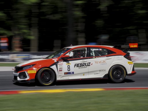 #8 Honda Civic of Ruben Iglesias, VGMC Racing, TC, SRO America, Road America, Elkhart Lake, WI, July 2020.
 | Brian Cleary/SRO