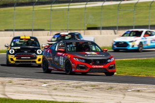 #9 Honda Civic Si of Kevin Boehm, Boehm Racing, TCA, SRO America, Road America,  Elkhart Lake,  WI, July 2020. | Fabian Lagunas/SRO