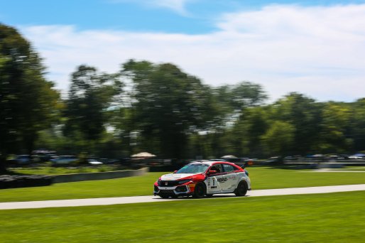 #8 Honda Civic of Ruben Iglesias, VGMC Racing, TC, SRO America, Road America, Elkhart Lake, WI, August 2020.
 | Sarah Weeks/SRO             