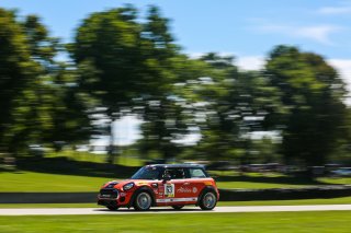 #63 MINI Cooper JCW of Derek Jones, MINI JCW Team, TCA, SRO America, Road America, Elkhart Lake, WI, August 2020.
 | Sarah Weeks/SRO             