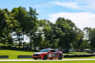 #9 Honda Civic Si of Kevin Boehm, Boehm Racing, TCA, SRO America, Road America, Elkhart Lake, WI, August 2020.
 | Sarah Weeks/SRO             